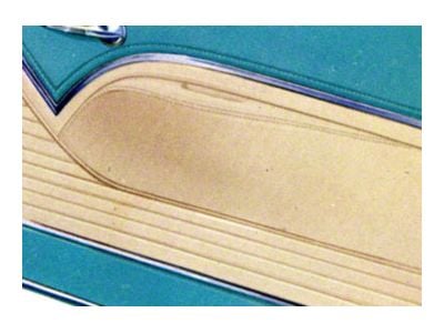 Chevy Armrest Covers, Front, 2-Door Hardtop, Bel Air, 1955