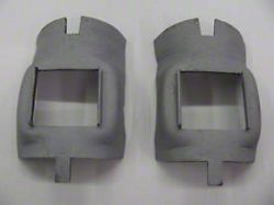 Chevy Axle Bumper Retainers, Rear, Used, 1955-1957