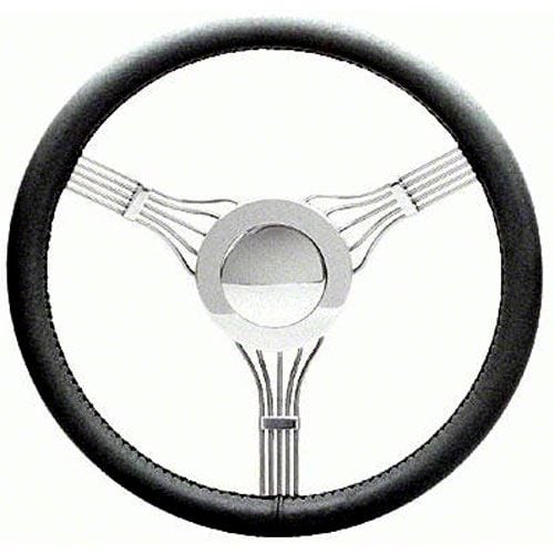 Ecklers Steering Wheel Complete,Butterfly Style,White,50-52