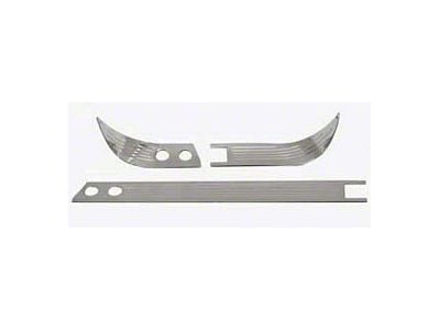 Chevy Billet Aluminum Dash Trim Set, Without Radio Option, 1957