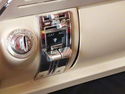 Chevy Billet Aluminum Heater Control Knobs, 1955-1956