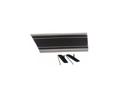 Chevy Blazer Bed Molding, Black, Lower, Front, Left, 1969-1972