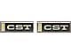 1968 CST Door Emblems, Also Fits 67-72 Blazer