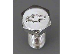 Chevy Bowtie Timing Chain Cover Bolt Set, Small Block, Chrome, 1955-1957