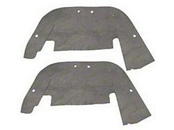 Chevy Control Arm Dust Shields, 1957