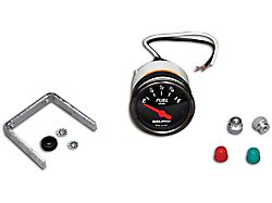 Fuel Gauge,Blk Face/Wht Numbers/Orng Needle,AutoMeter,55-57