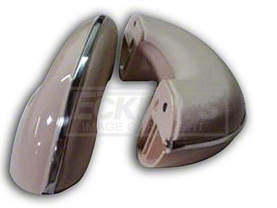 Chevy Door Armrests, 150 & 210, Beige, 1955-1956