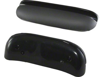 Chevy Door Armrests, 150 & 210, Black, 1957