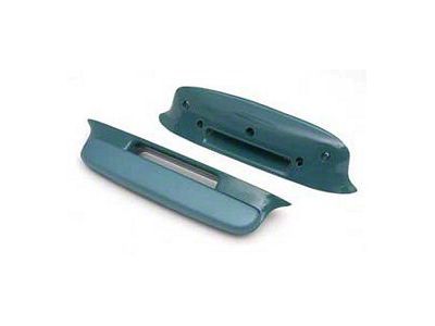 Chevy Door Armrests, Bel Air, Blue, 1957