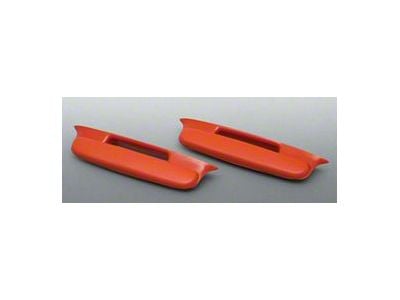 Chevy Door Armrests, Bel Air, Red, 1957