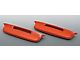 Chevy Door Armrests, Bel Air, Red, 1957