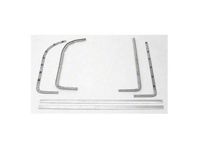 Chevy Door Edge Bands, 2-Door Hardtop & Convertible, 1955-1957