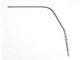 Chevy Door Glass Frame, Upper, Chrome, Nomad, Left, 1955-1957 (Nomad, All Models)