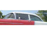 Chevy Door Glass, Installed In Lower Channel, Tinted, 2-Door Sedan & Wagon, Left, 1955-1957