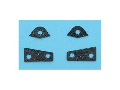 Chevy Door Lock Striker Shim Plates, 1955-1957