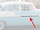 Chevy Front Door Molding, Bel Air, Left Upper Or Right Lower, For 4-Door Sedan Or Wagon, Show Quality, 1956