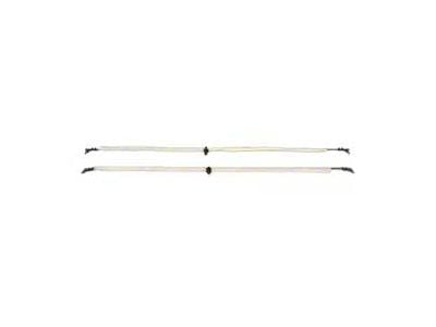 Chevy Door Release Rods, Inner, 2-Door Hardtop Or Convertible,1955-1957