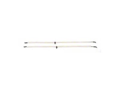 Chevy Door Release Rods, Inner, 2-Door Sedan, Wagon & Nomad, 1955-1957