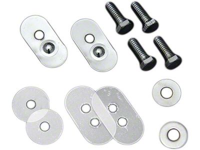 Chevy Door Window Adjusting Hardware, 2-Door Hardtop & Convertible, 1961-1964