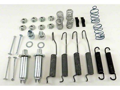 Drum Brake Adjusting Hardware Kit,Rear,51-58