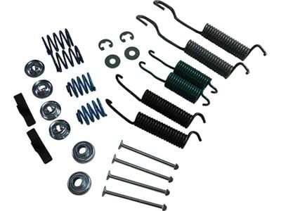 Chevy Drum Brake Shoe Spring Kit, Rear, 1955-1957