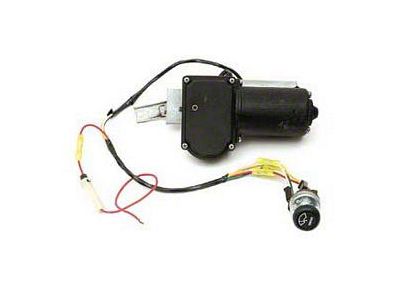 Chevy Electric Wiper Motor, Replacement, With Delay Switch,1955-1956