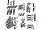 Chevy Engine Bolt Kit, Stainless Steel, 235ci, Use With Original Valve Cover, 1953-1954