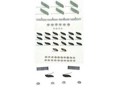 Exterior Side Molding/Trim Clip Set,2/4Dr,210,1955