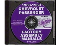 1958-1969 Chevrolet Passenger Car Factory Assembly Manuals (CD-ROM)