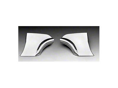 Chevy Fender Skirt Scuff Guards, Stainless Steel, 1956