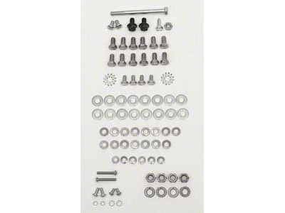 Chevy Firewall & Dash Fastener Kit, 1955-1956