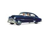 Chevy Front Door Glass, Fleetline 4-Door Sedan, 1949-1951