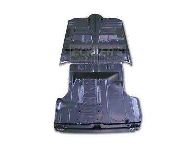 Chevy Full Floor Pan With Floor Braces, For 2 Or 4-Door Sedan With Wide Wheel Tubs, 1955-1957