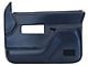 Chevy Or GMC Full Size Truck Door Panels, Front, With Padded Arm Rests, With Red Cloth Inserts, 1988-1994