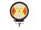 Chevy-GMC Truck 4.5 inch 24 High Power LED Work Light With X Light Guide, Amber