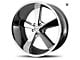 Chevy-GMC Truck American Racing Nova Wheel, Chrome, 5x5 Bolt Pattern, 22