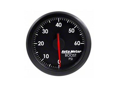 Auto Meter AirDrive Series 2-1/16-Inch Boost Gauge; 0-60 PSI