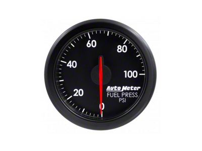 Auto Meter AirDrive Series 2-1/16-Inch Fuel Pressure Gauge; 0-100 PSI