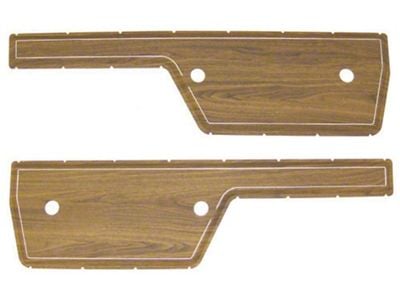 Chevy & GMC Truck Inserts, Door Panel, Woodgrain, 1972