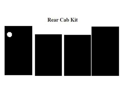 Chevy & GMC Truck Insulation, Quiet Ride, Cab, Rear, 1947-1953