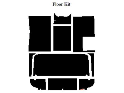 Chevy & GMC Truck Insulation, Quiet Ride, Floor, 1947-1953