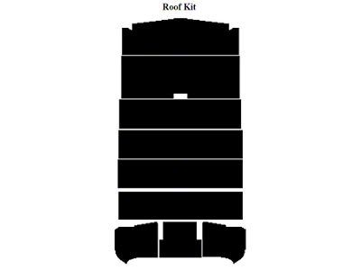 Chevy & GMC Truck Insulation, Quiet Ride, Roof Kit, Panel Delivery Truck, 1947-1953 (Panel Delivery)