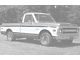 Chevy Or GMC Truck Longhorn, Fleetside Upper Molding Kit With Metal And Adhesive Clips 1969-1972