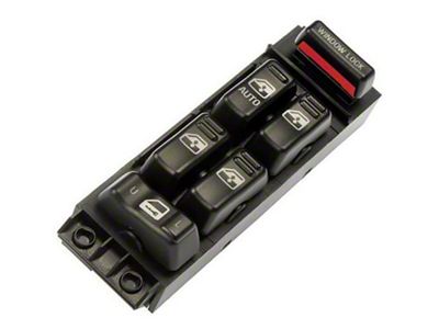 Chevy & GMC Truck Switch, Window, C/K Pick-Up, 2500/3500, Four Door, Left, Front, 5 Button, 1995-2001