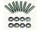 Chevy Hood Bar Stud & Nut Hardware Kit, 1956