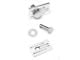 OPR Chevy Hood Hinge Bracket Kit, Polished Aluminum, 1957