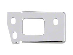 Chevy Hood Latch Plate, Chrome, 1955-1957