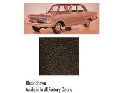 Chevy II - Nova 4-Door Sedan Seat Covers, Rear, 1962-1964