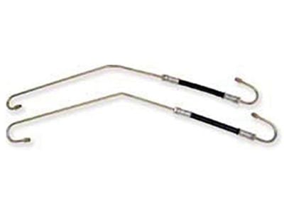 Chevy II-Nova Hoses, Pair, Power Steering Ram, 1962-1967