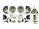 Chevy II Or Nova Front Power Disc Brake Conversion Kit With 11 Factory Syle Booster, 2 Drop, 1968-1974